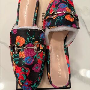 BCBGeneration Women's Floral Loafers - Multicolor
